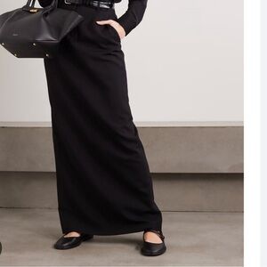THEORY wool canvas maxi skirt